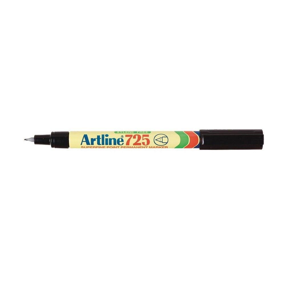 Artline Superfine point Permanent Marker 725 Black