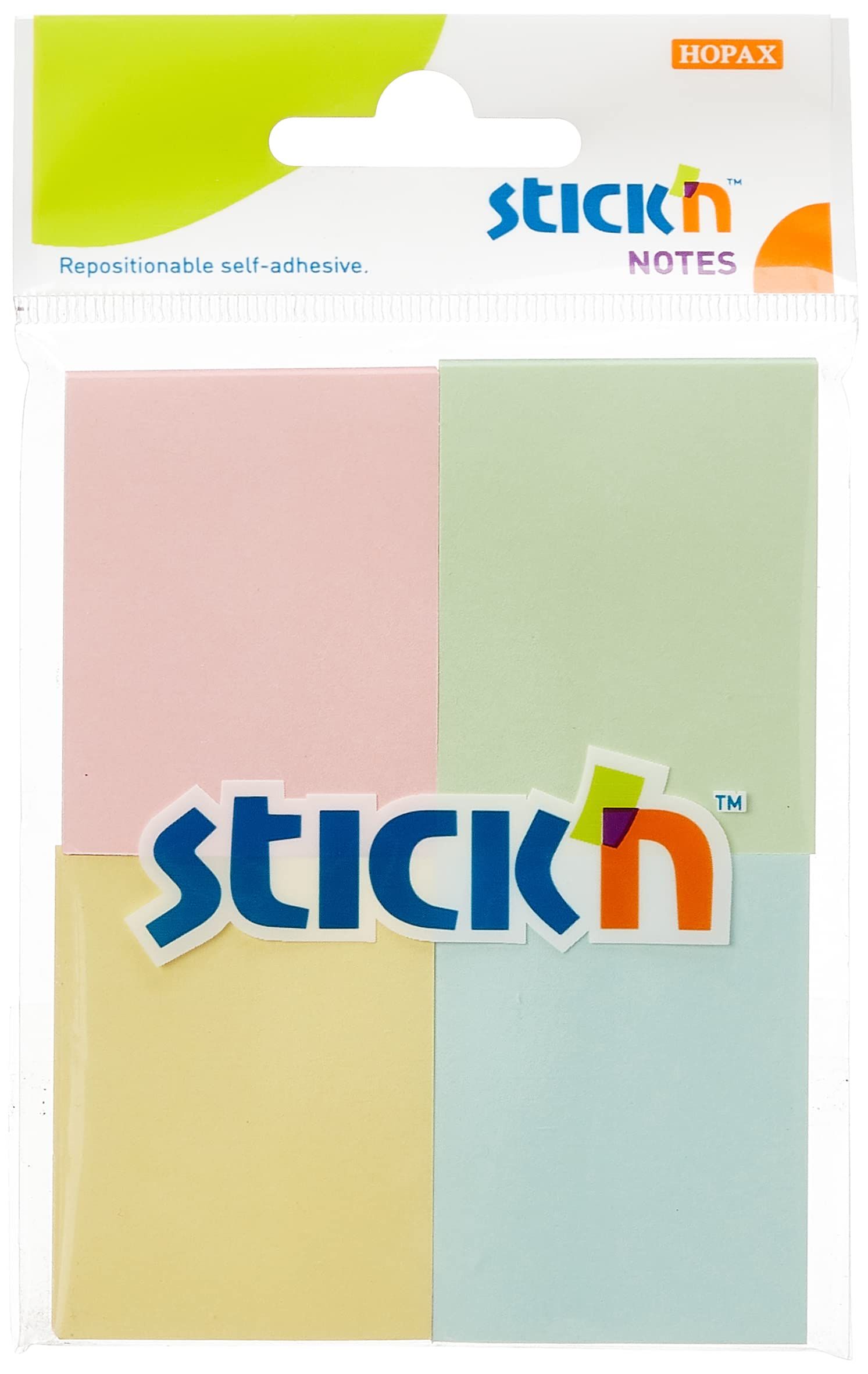 HOPAX 21090 Sticky Note / Memo Pad (1.5X2) Pastel / Light Color