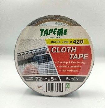 QP Tapeme Binding Tape 72mm Black