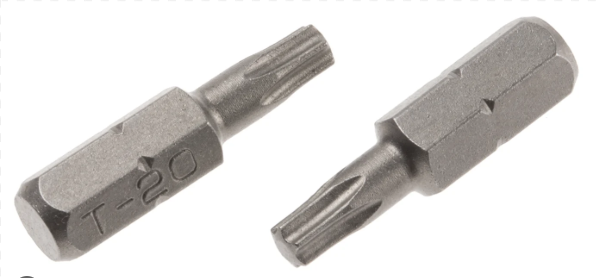 Sata 5PC 1/4”H.BITS 25MM R.TORX T20
