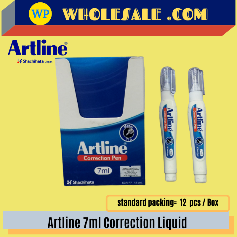 ARTLINE 7ML CORRECTION PEN / Artline / Correction Pen / 7ML / Correction Fluid / Pen / Artline Correction Pen