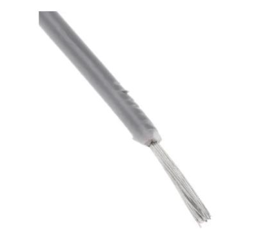 RS PRO Grey 0.5 mm² Hook Up Wire, 16/0.2 mm (100m)