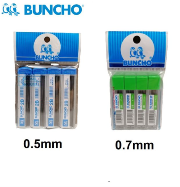 Buncho Pencil Lead 0.5 (4 IN 1) / 0.7 (4 IN 1) 0.5 4 IN 1 PL-02304-KK