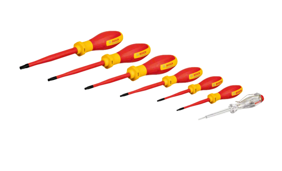 BOSCH 7PCS PROFESSIONAL VDE SCREWDRIVER SET TX (1600A02NF8)