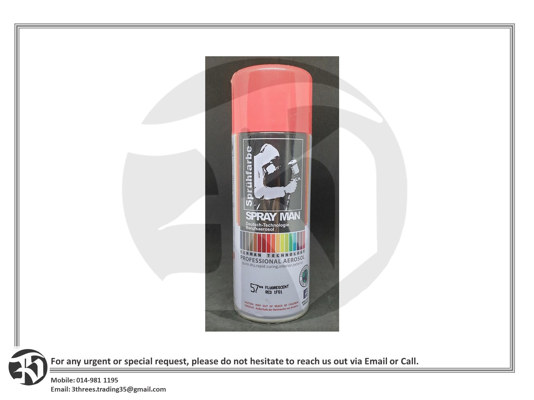 Red Paint Spray 400ml