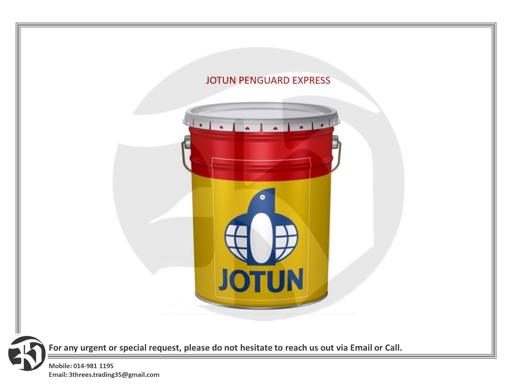 Jotun Penguard Express Red 5L