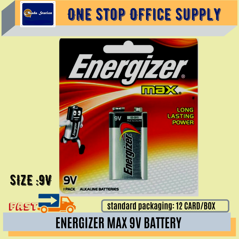 Energizer Max Battery 9V / Energizer / Battery / Energizer Battery / 9V / Energizer Max / Energizer Max Battery 9V