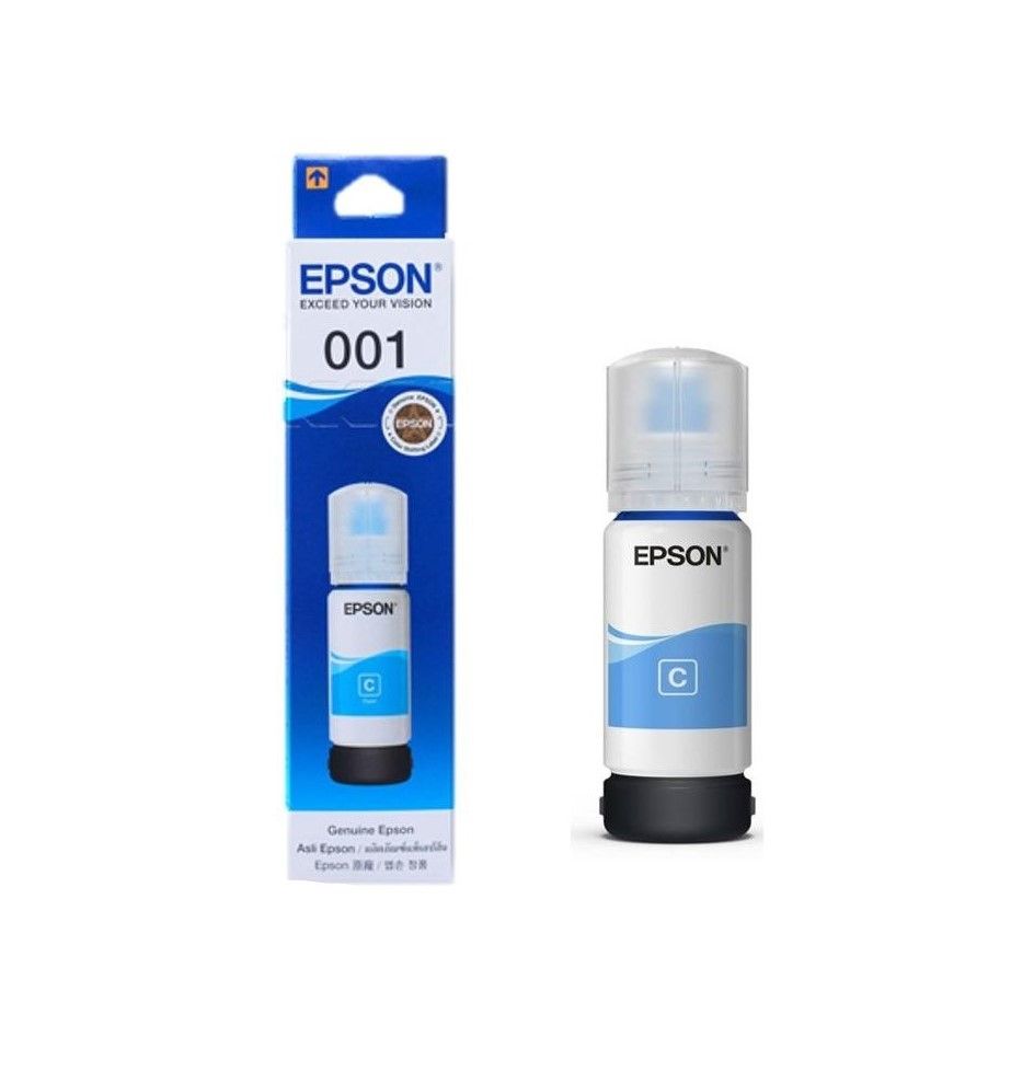 Genuine Malaysia Epson Warranty - Epson Ink C13T03Y200 70ml 001 Cyan