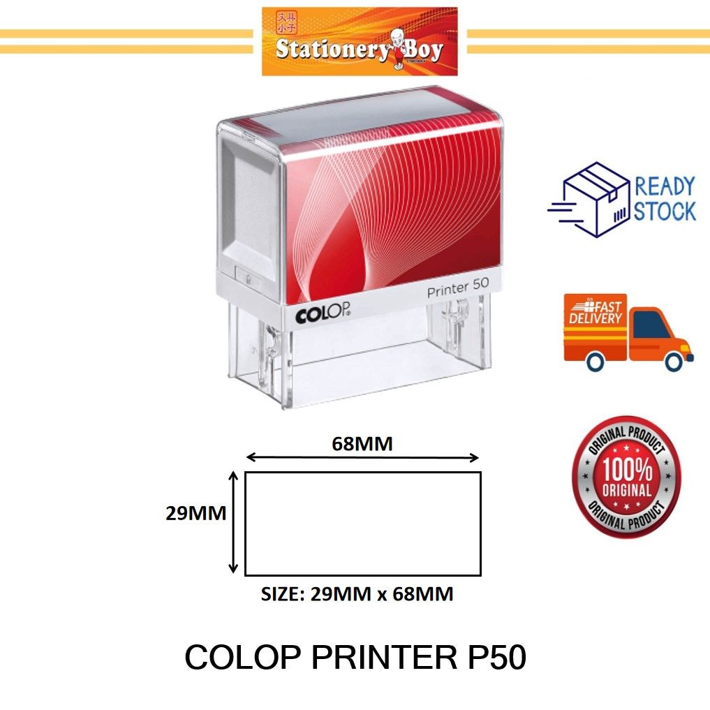 COLOP PRINTER P50 SELF INKING STAMP
