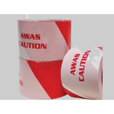 CAUTION AWAS BARRICADE TAPE 70MM & 50MM NON ADHESIVE TAPE