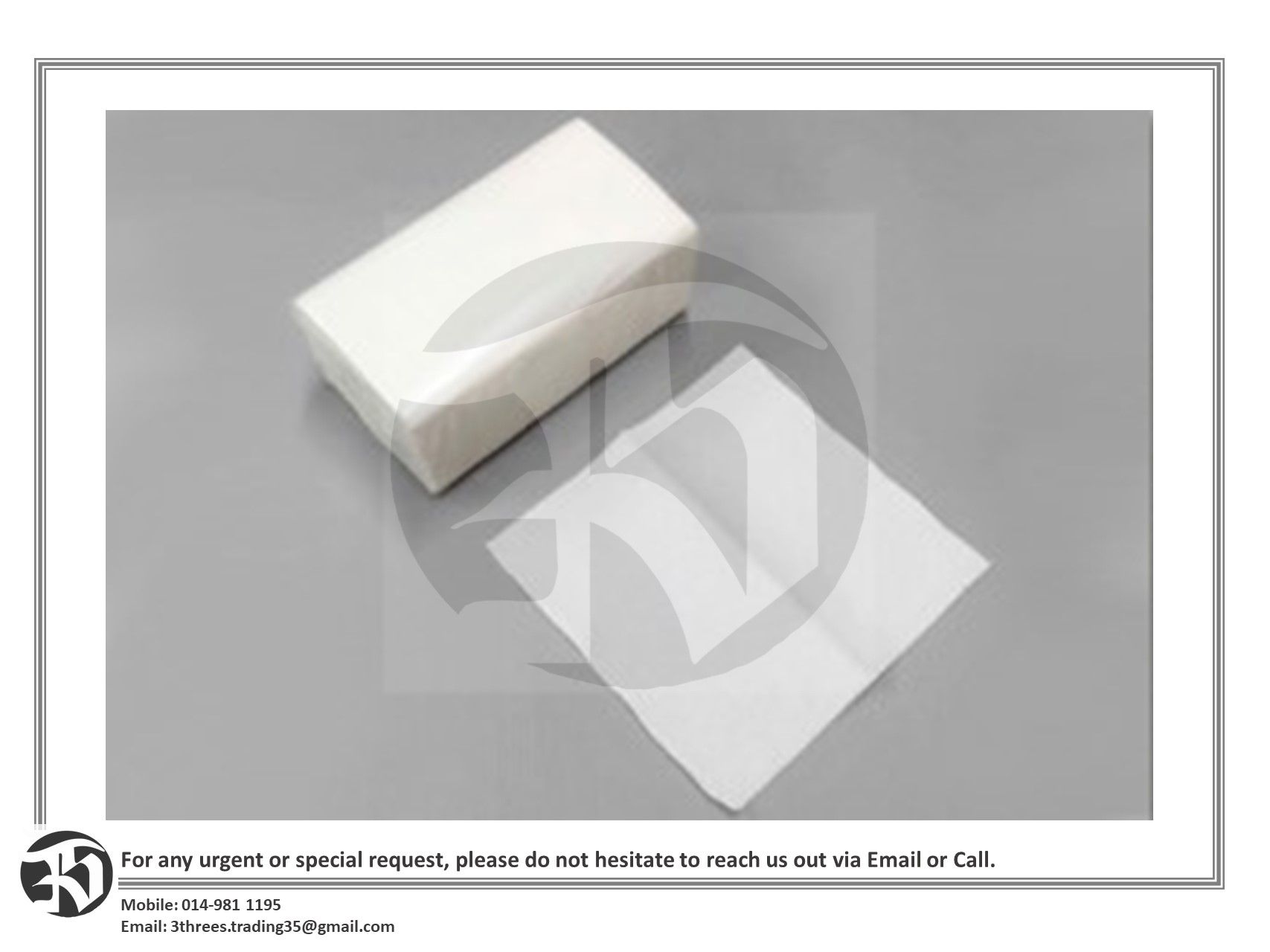 Belux inter-fold (B-fold) hand towel tissue