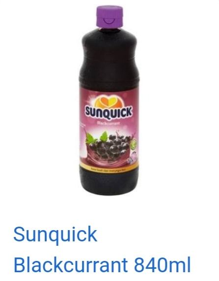 Sunquick blackcurrant 840ml