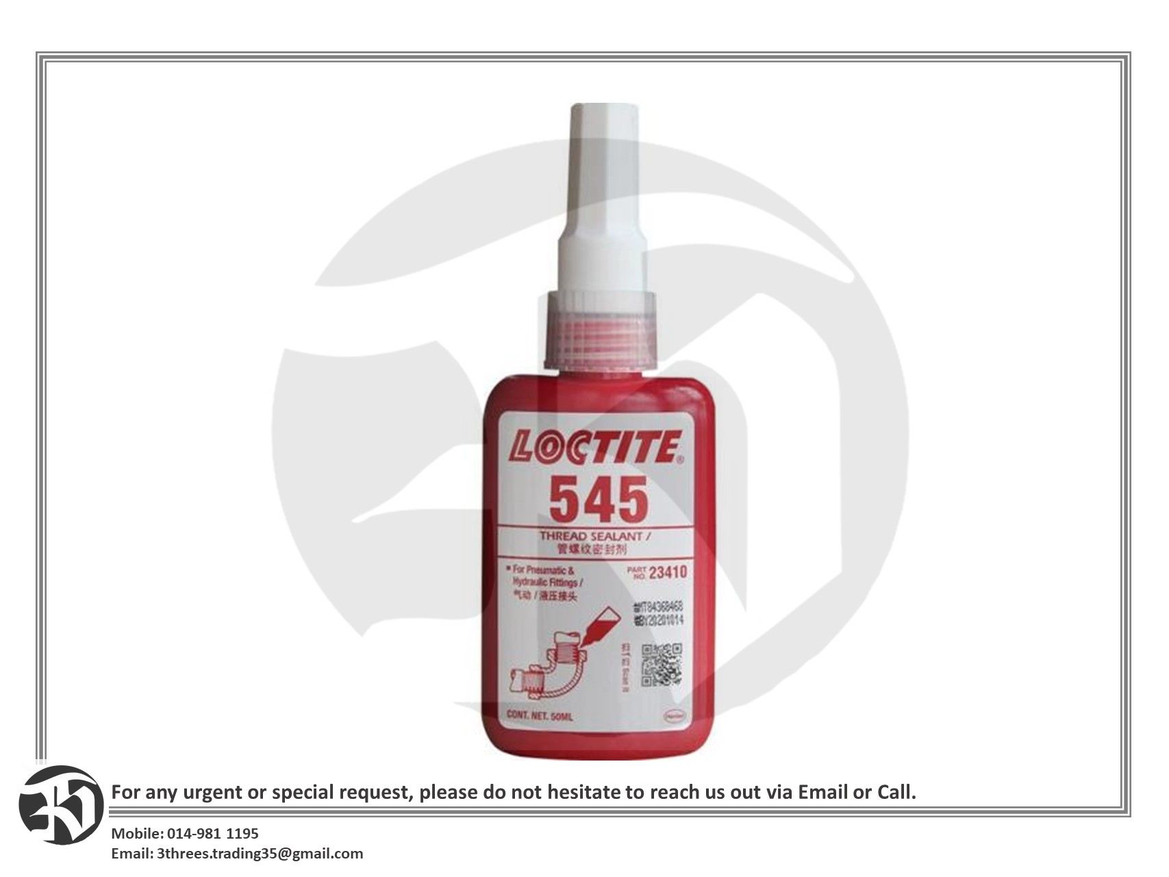 Loctite 545 Thread Sealant 50ml