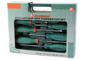 JONNESWAY 8PCS ANTI-SLIP GRIP SCREWDRIVER SET
