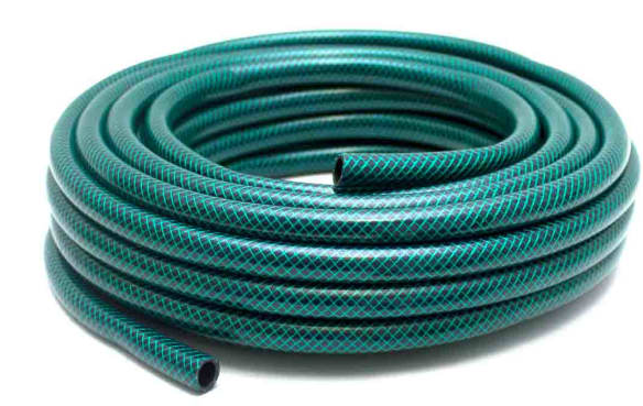PVC, Hose Pipe, 12mm ID, 15.3mm OD, Green, 30m