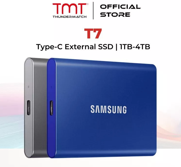 Samsung T7 Type-C External SSD 1TB