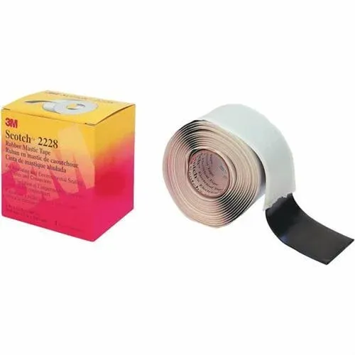 3M 2228 Scotch Seal Rubber Mastic Tape (50mm X 3m) Black [80610322945] 2009188