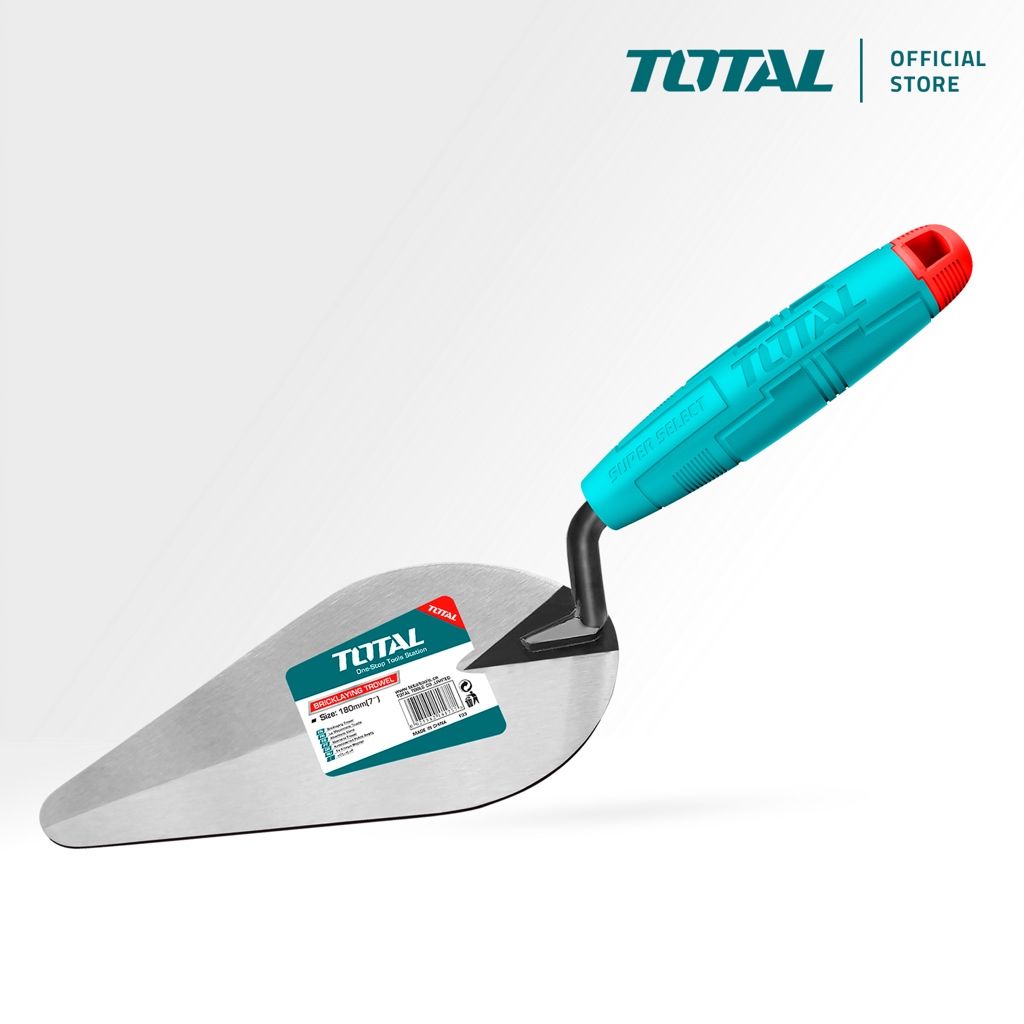 TOTAL BRICKLAYING TROWEL (180MM/7") WITH PLASTIC HANDLE THT827125