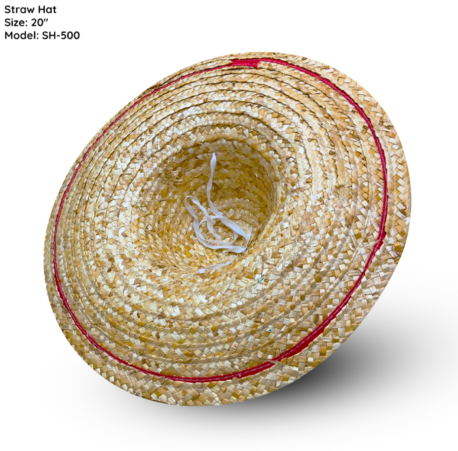 RANDOM STRAW HAT 20" (SH-500) (RANDOM)
