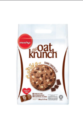 MUNCHYS OAT KRUNCH DARK CHOCOLATE 390G (15 small packs) BISCUIT