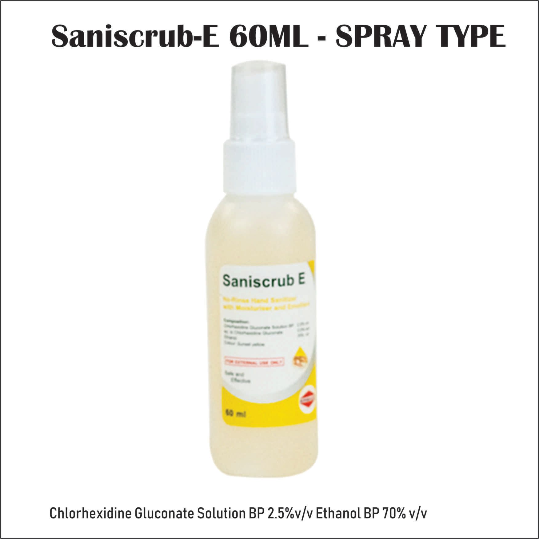 OCHA SANI SCRUBB E 60 ML SPRAY TYPE- FREE DELIVERY SEMENANJUNG ONLY