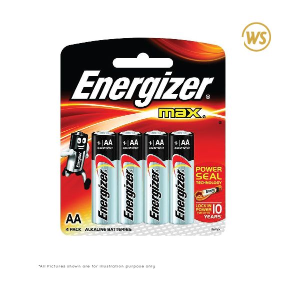 ENERGIZER ALKALINE BATTERY AA (4 IN 1)