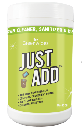 GREENWIPES GW-9300 GREENWIPES® JUSTADD™ DIY WET WIPES SYSTEM