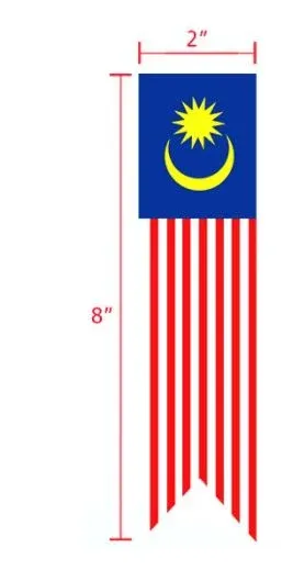 BENDERA MALAYSIA TIANG 2 X 8