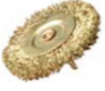 Temo 桅75 x 10mm Safety Wheel Brush with Shank - Crimped Wire - Ph-Br