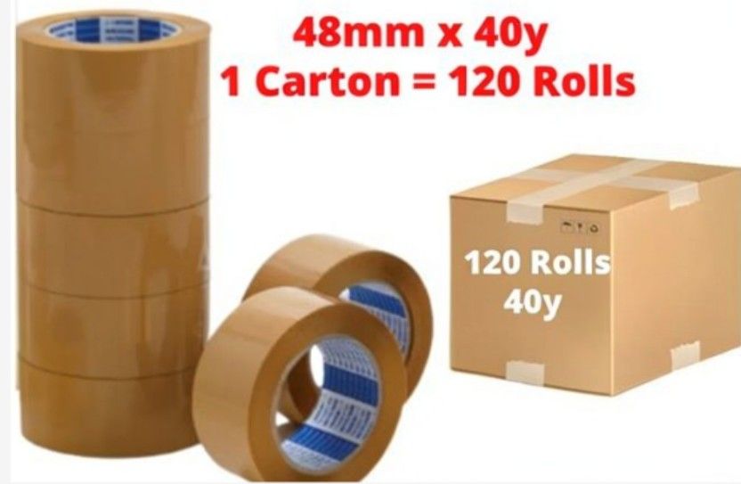 OKADA OPP TAPE 48MM X 40MM BROWN TAPE
