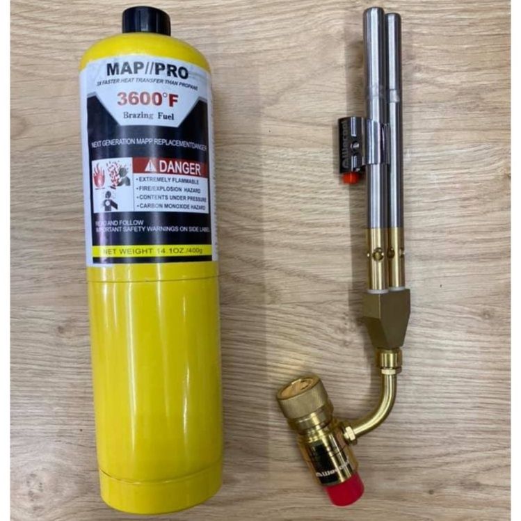 USA double Hand Torch + Mapp Gas SCS-9D