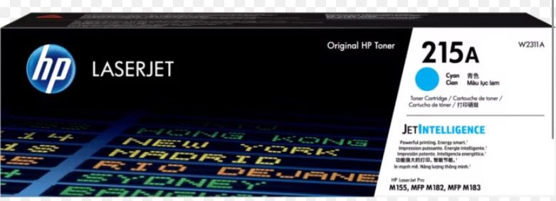 HP 215A (W2111A) CYAN TONER CARTRIDGE