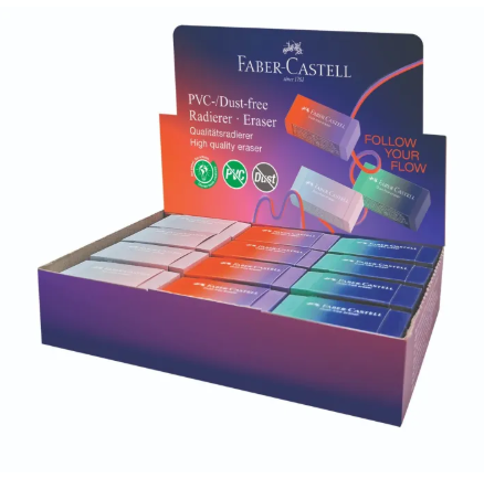 Faber-Castell Eraser PFDF Flow Edition 24x MY