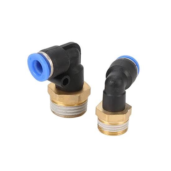 PL 4 ~ 16mm, Air Compressor Hose Quick Coupler High Pressure Push-in Connector Pneumatic Fitting