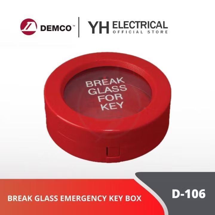Break Glass Emergency Key Box D-106