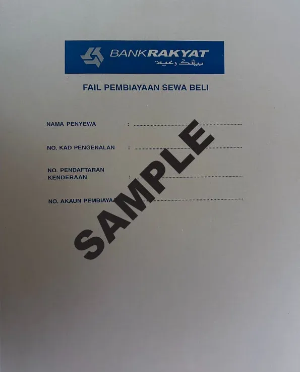 FAIL PEMBIAYAAN SEWA BELI