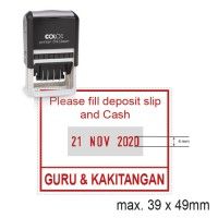 COLOP Self-Inking Dater Stamp P54D 39mm x 49mm