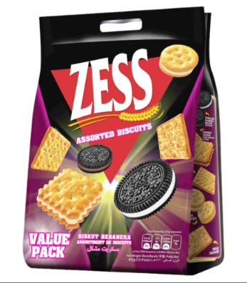 ZESS ASSORTED BISCUITS 451G/PKT