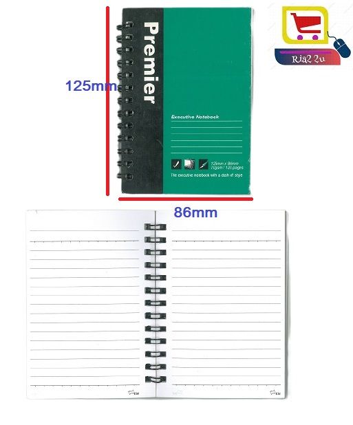 Uni Paper Premier Executive Ring Note Book / Notebook / Spiral NoteBook 120's 70Gsm ( S3153 )