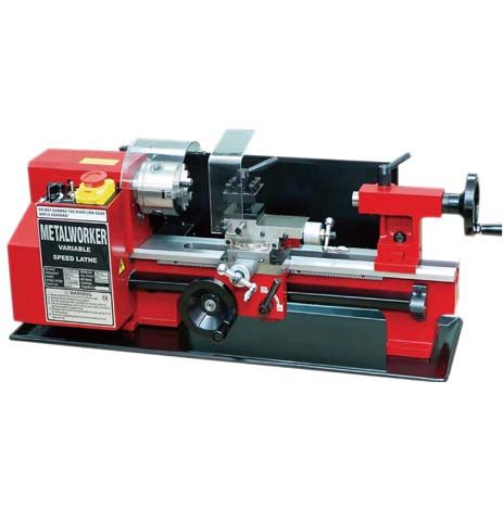 Temo 250W x 200mm Mini Metalworking Lathe