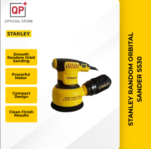 STANLEY RANDOM ORBITAL SANDER (ROS) SS30 CORDED 300W l MESIN PENGAMPLAS l 打磨机-SS30