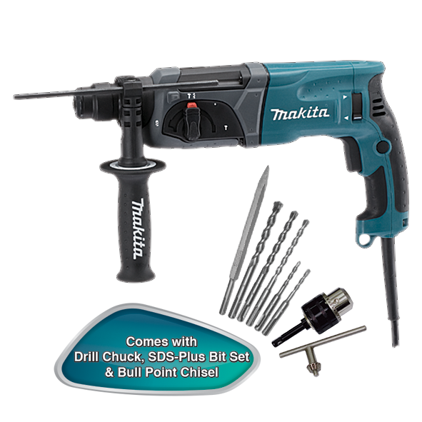 Makita HR2470 Rotary Hammer SDS Plus 780W 24mm (HR2470X5)