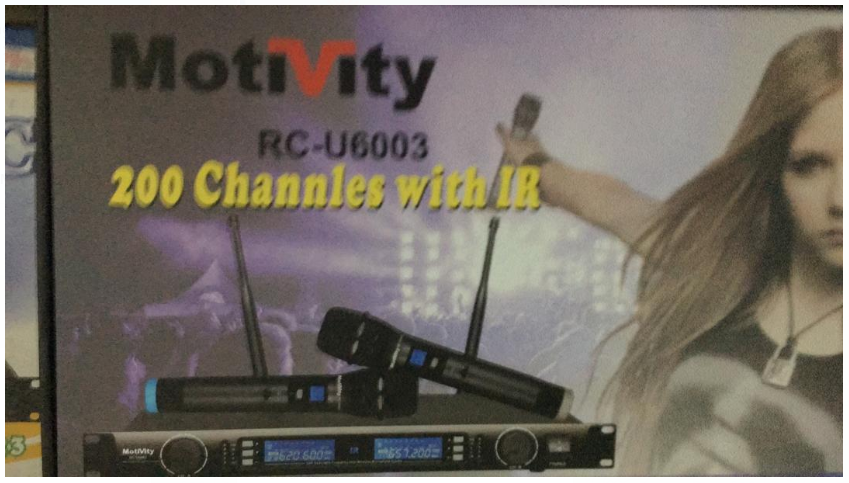 MOTIVITY WIRELESS MICROPHONE RC-U6003