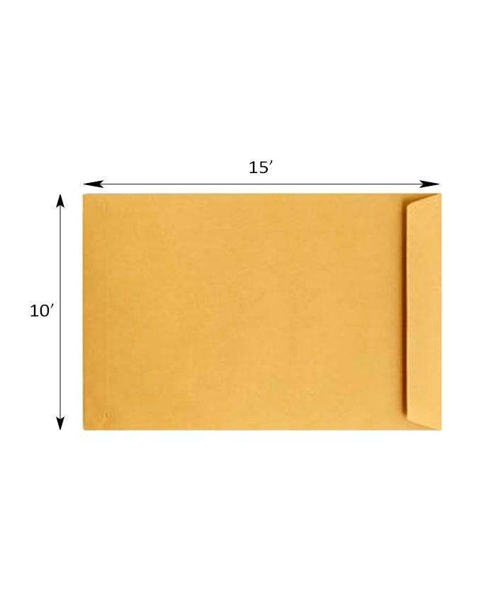 F4 Brown envelopes 10" x 15" 250 pieces