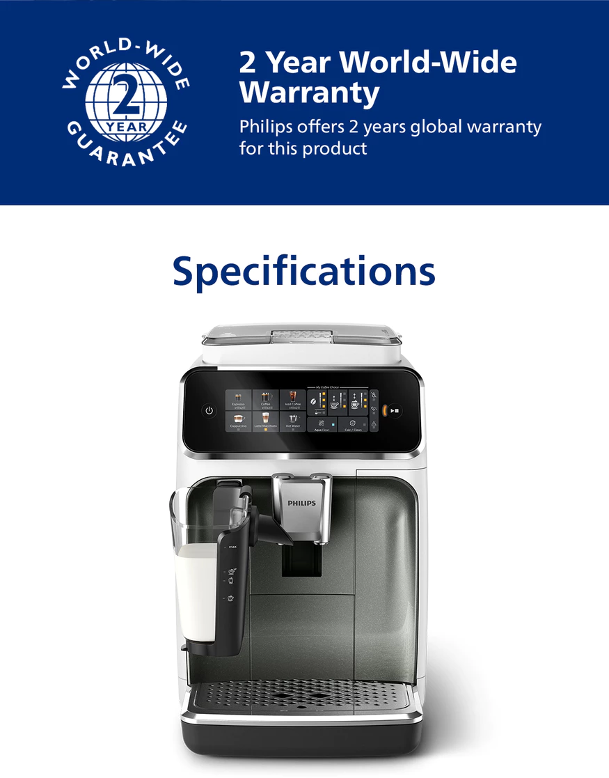 PHILIPS 3300 Series Fully Automatic Espresso Coffee Machines