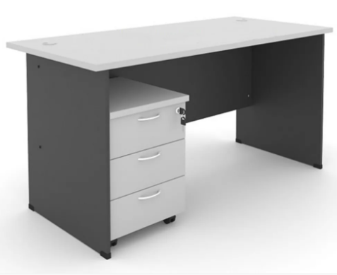 Rectangular Office Table (Wooden Leg) Model : MP120WT-M3 (1200W X 700D MM)