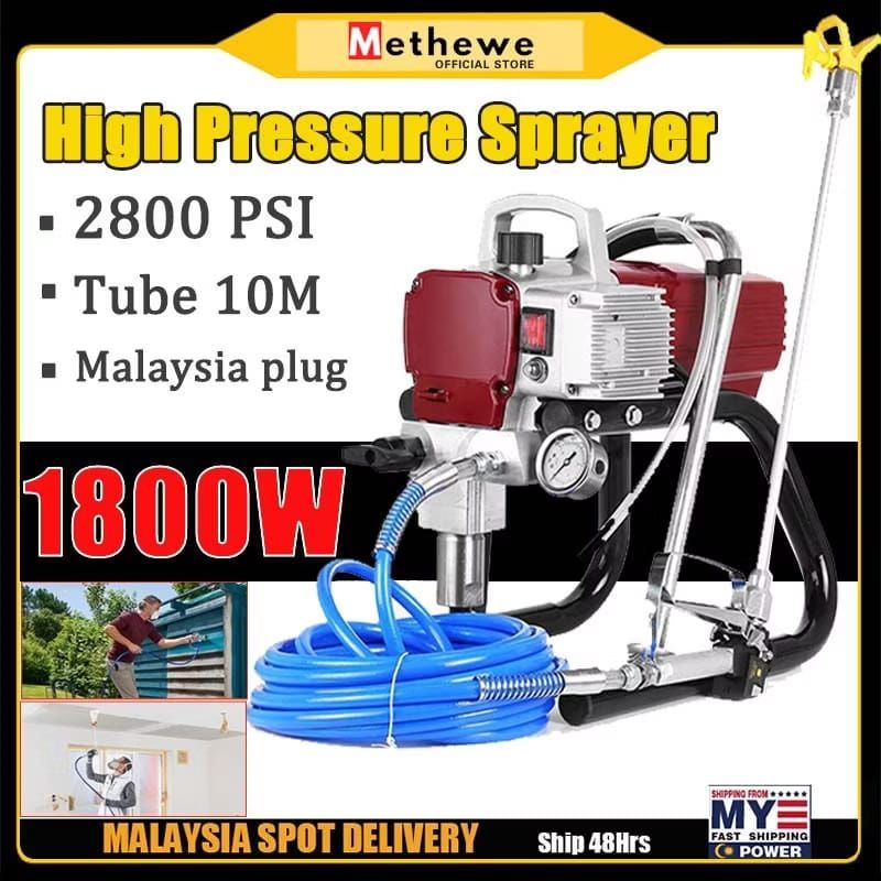 Methewe airless paint sprayer [1800W, 2800 PSI]