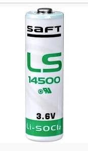 Saft LS14500 3.6v primary lithium thionyl chloride CNC PLC Industrial battery