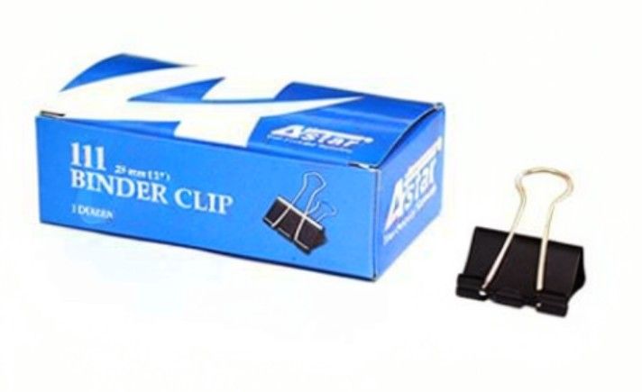 25MM DOUBLE CLIP (12PCS / BOX)