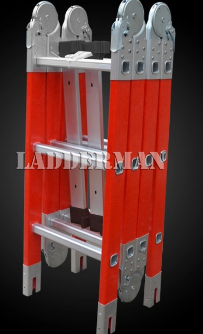 Fiberglass Heavy Duty 12 Step 3.5 Meter Multipurpose Ladder ( FAZ-4X3 )